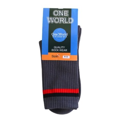 Academic Sock Grey - Short Middle & Senior